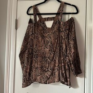 Entro snakeskin blouse